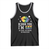 St Patrick's Day Tank Top Kiss Me I'm Gay Or Irish Or Drunk Or Whatever