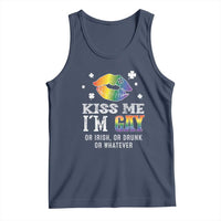 St Patrick's Day Tank Top Kiss Me I'm Gay Or Irish Or Drunk Or Whatever