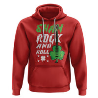 St. Patrick's Day Hoodie Funny Sham Rock N Roll Shamrock Guitar - Wonder Print Shop