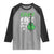 St Patrick's Day Raglan Shirt Funny Sham Rock N Roll Shamrock Guitar