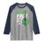 St Patrick's Day Raglan Shirt Funny Sham Rock N Roll Shamrock Guitar