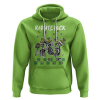 St. Patrick's Day Hoodie Radiate Luck Funny Skeleton Radiology - Wonder Print Shop