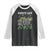 St Patrick's Day Raglan Shirt Radiate Luck Funny Skeleton Radiology