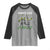 St Patrick's Day Raglan Shirt Radiate Luck Funny Skeleton Radiology