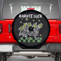 St Patrick's Day Spare Tire Cover Radiate Luck Funny Skeleton Radiology