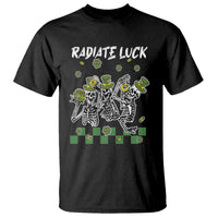 St. Patrick's Day T Shirt Radiate Luck Funny Skeleton Radiology - Wonder Print Shop