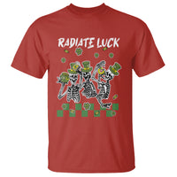 St. Patrick's Day T Shirt Radiate Luck Funny Skeleton Radiology - Wonder Print Shop