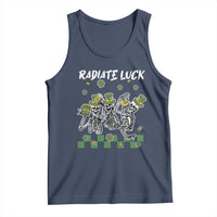 St Patrick's Day Tank Top Radiate Luck Funny Skeleton Radiology