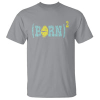 Easter Day T Shirt Born Squared Jesus Come Back John 3:3 Funny Math - Wonder Print Shop