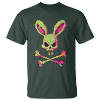 Easter Day T Shirt Bunny Skull Cross Bone Melting - Wonder Print Shop