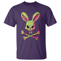Easter Day T Shirt Bunny Skull Cross Bone Melting - Wonder Print Shop