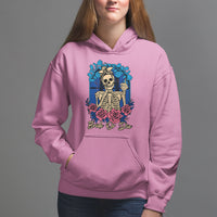 Funny Engagement Hoodie Bride Or Die Skeleton Gothic Bachelorette Party - Wonder Print Shop