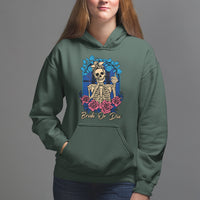 Funny Engagement Hoodie Bride Or Die Skeleton Gothic Bachelorette Party - Wonder Print Shop