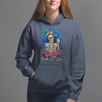 Funny Engagement Hoodie Bride Or Die Skeleton Gothic Bachelorette Party - Wonder Print Shop