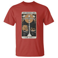 Funny Engagement T Shirt Bride Or Die Skull And Wedding Ring Bachelorette Party - Wonder Print Shop