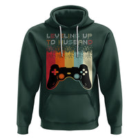 Engagement Hoodie Leveled Up To Husband Funny Gamer Newly Engaged Couple Matching - Wonder Print Shop