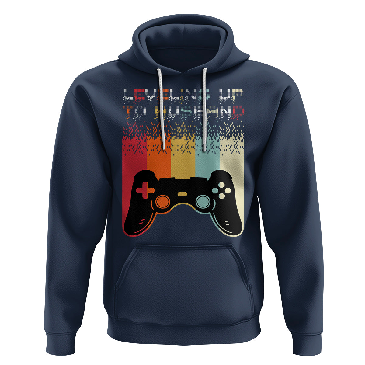 Engagement Hoodie Leveled Up To Husband Funny Gamer Newly Engaged Couple Matching - Wonder Print Shop