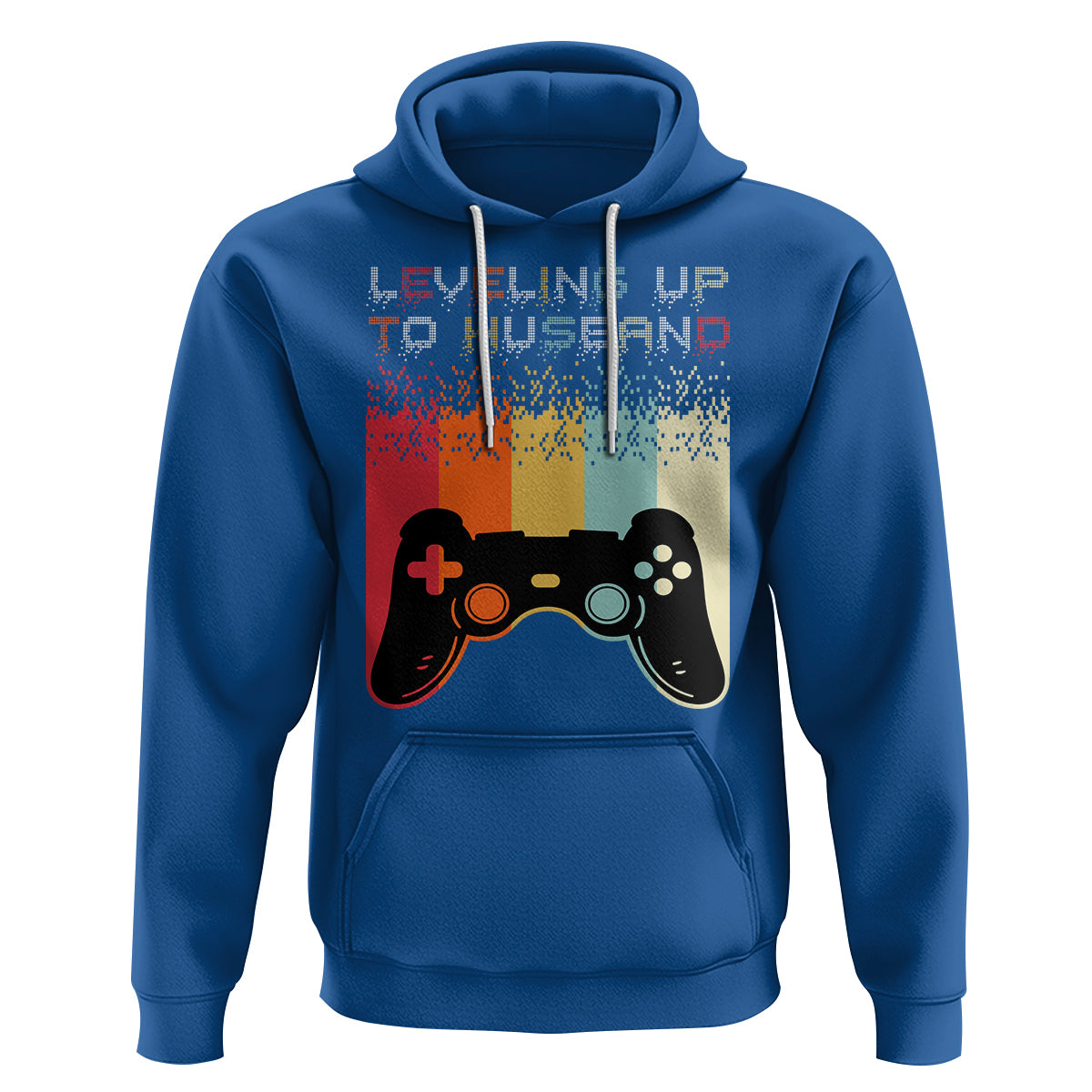 Engagement Hoodie Leveled Up To Husband Funny Gamer Newly Engaged Couple Matching - Wonder Print Shop