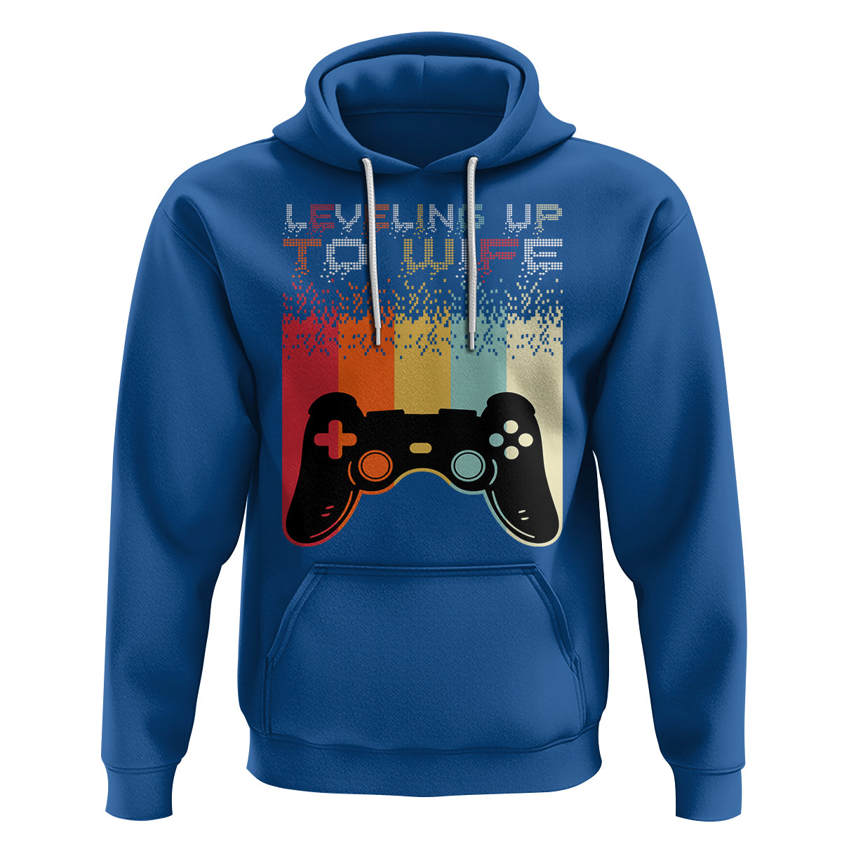 Engagement Hoodie Leveled Up To Wife Funny Gamer Newly Engaged Couple Matching - Wonder Print Shop