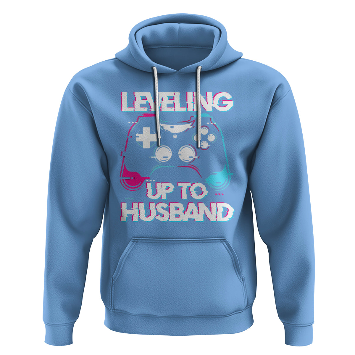 Engagement Hoodie Leveled Up To Husband Funny Gamer Vaporwave Newly Engaged Couple Matching - Wonder Print Shop