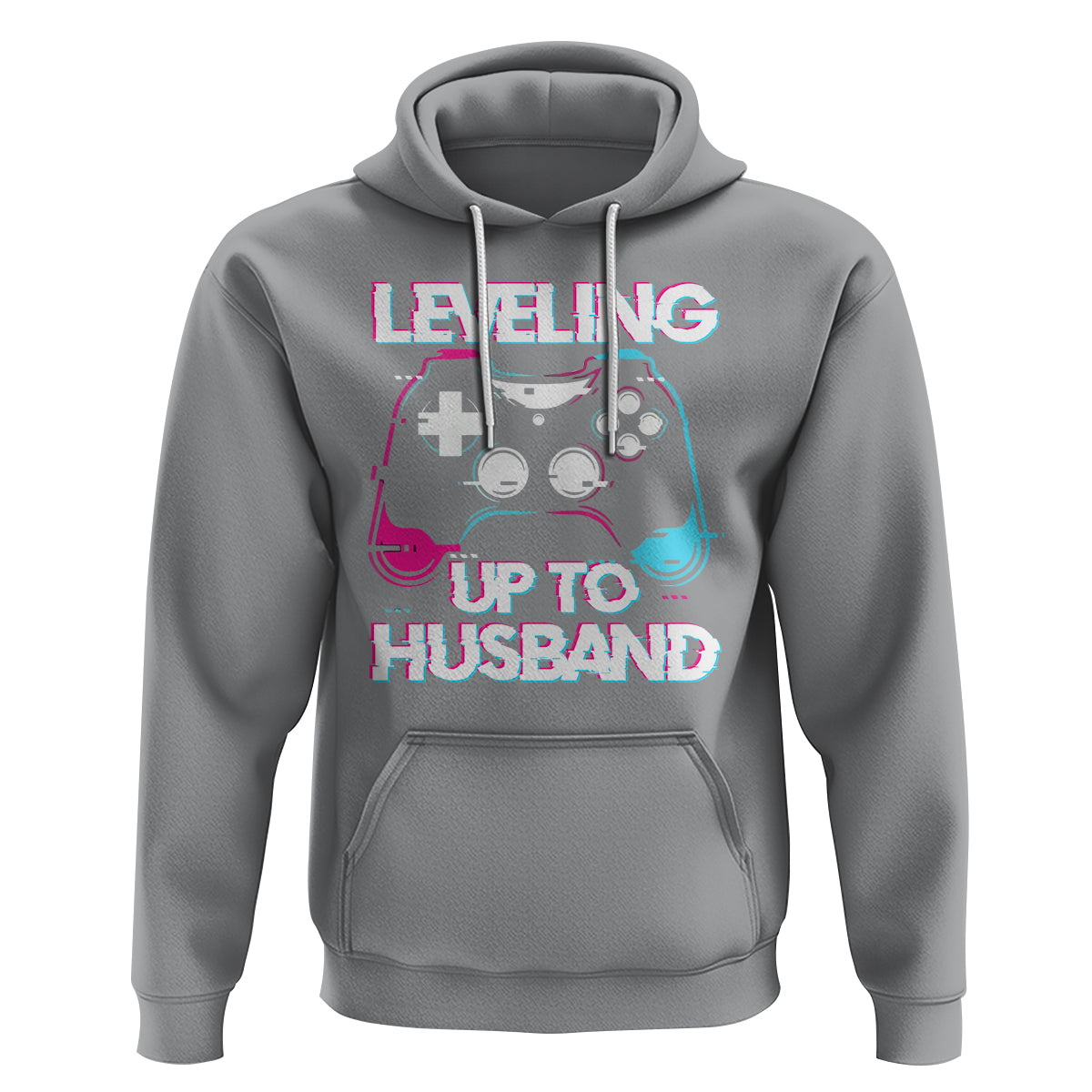 Engagement Hoodie Leveled Up To Husband Funny Gamer Vaporwave Newly Engaged Couple Matching - Wonder Print Shop