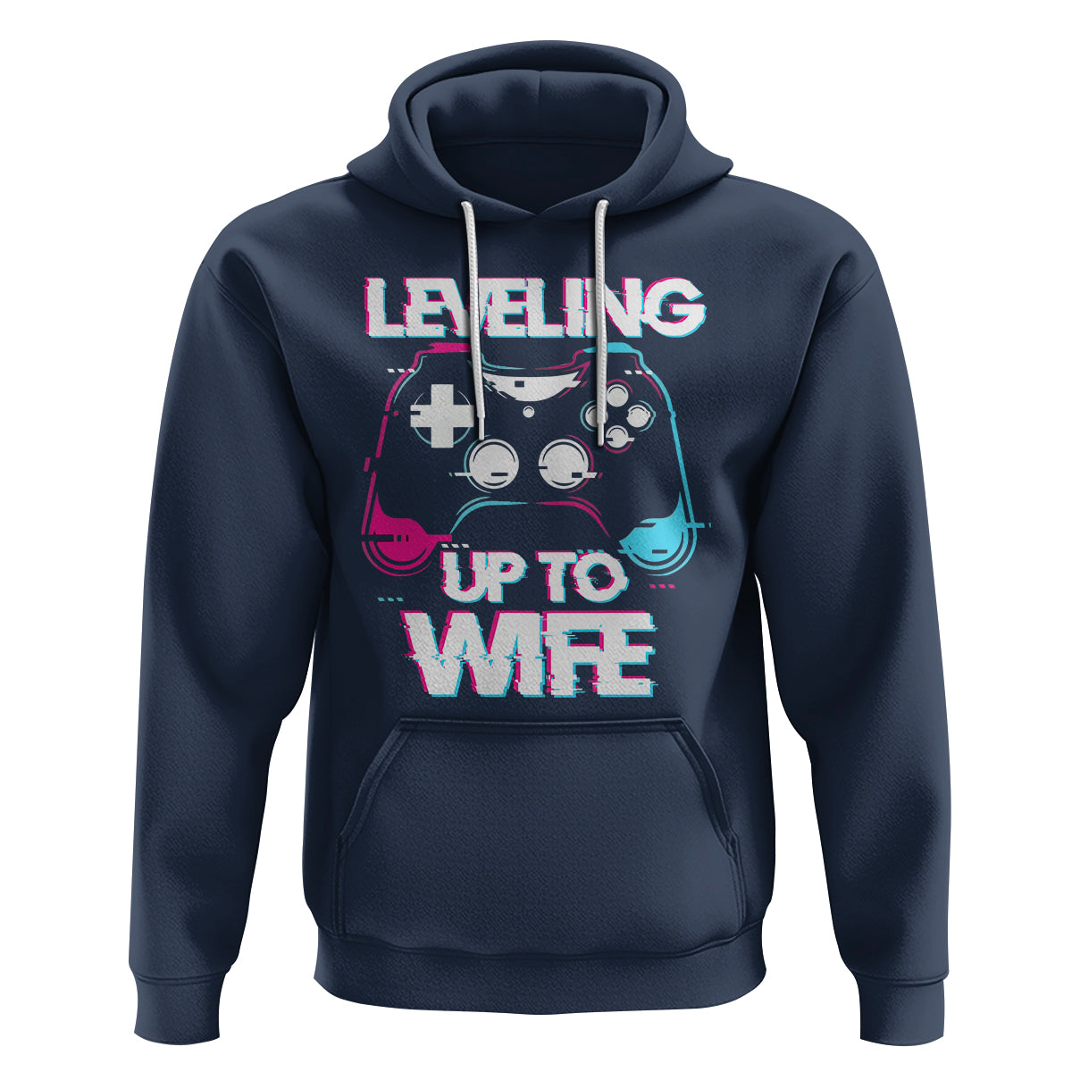 Engagement Hoodie Leveled Up To WIfe Funny Gamer Vaporwave Newly Engaged Couple Matching - Wonder Print Shop