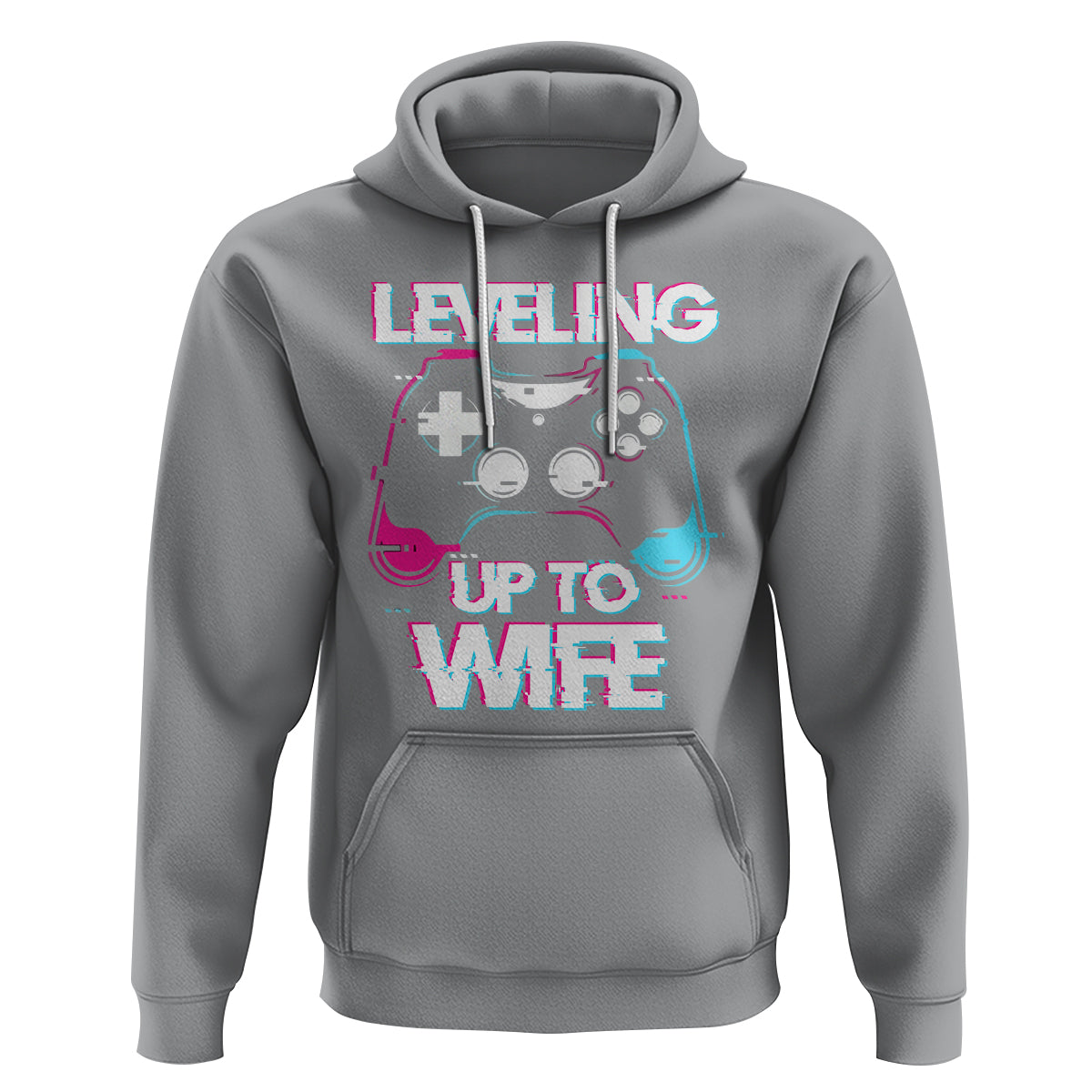 Engagement Hoodie Leveled Up To WIfe Funny Gamer Vaporwave Newly Engaged Couple Matching - Wonder Print Shop