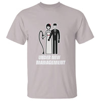 Funny Marriage T Shirt Under New Management Bachelor Bachelorette Party Couple Matching - Wonder Print Shop