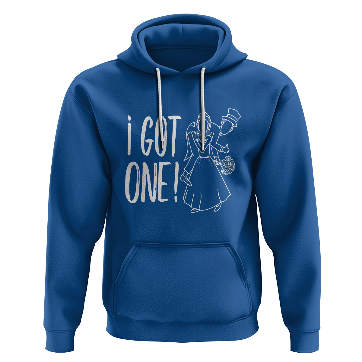 Funny Marriage Hoodie I Got One Bachelor Bachelorette Party Couple Matching - Wonder Print Shop