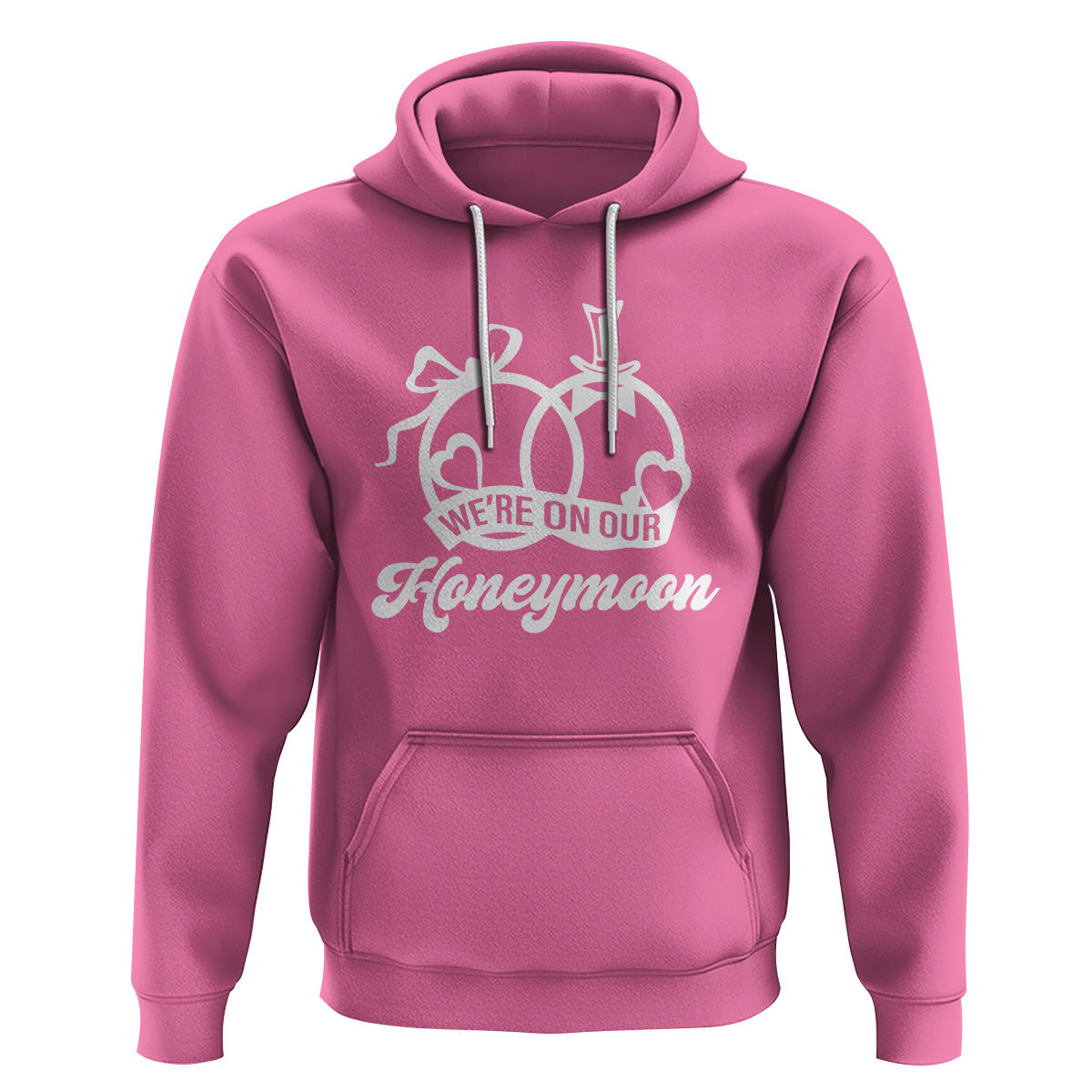 We're On Our Honeymoon Married Couple Trip Matching Hoodie - Wonder Print Shop