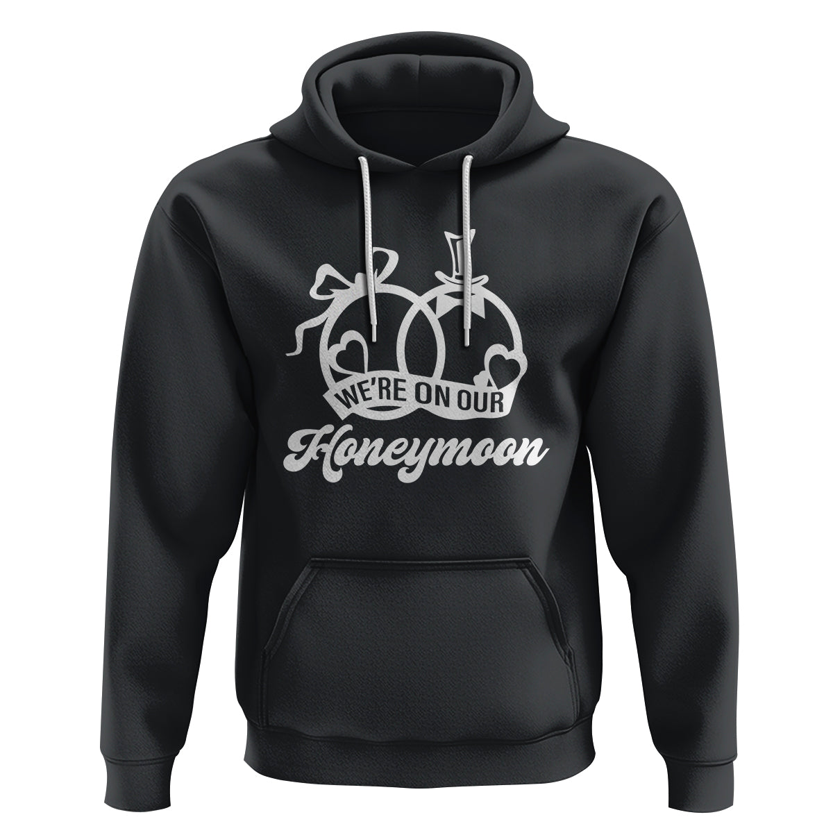 We're On Our Honeymoon Married Couple Trip Matching Hoodie - Wonder Print Shop