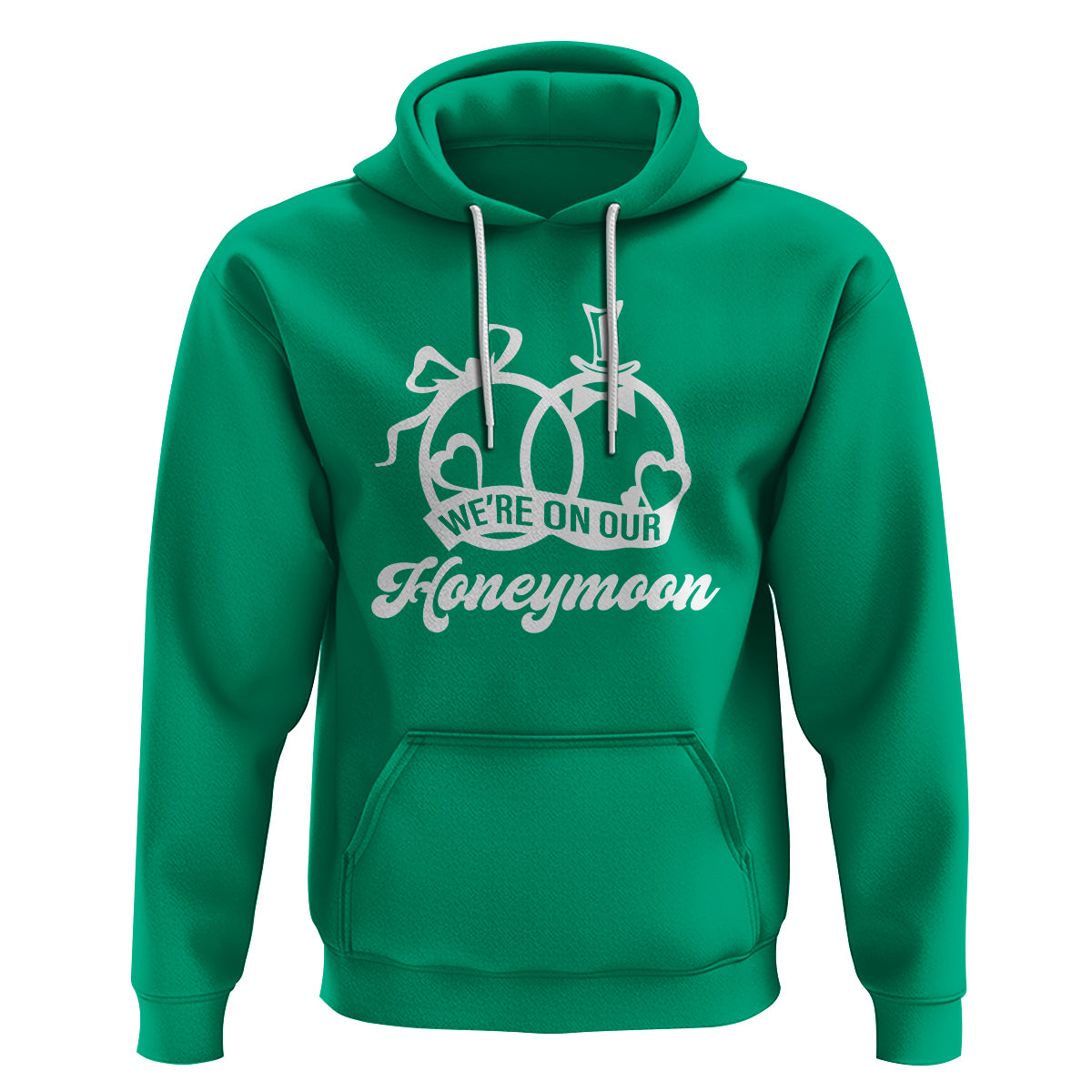 We're On Our Honeymoon Married Couple Trip Matching Hoodie - Wonder Print Shop