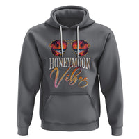 Honeymoon Vibes Hoodie Beach Trip Married Couple Matching - Wonder Print Shop