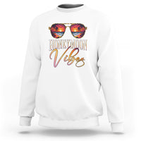 Honeymoon Vibes Sweatshirt Beach Trip Married Couple Matching - Wonder Print Shop