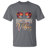 Honeymoon Vibes T Shirt Beach Trip Married Couple Matching - Wonder Print Shop