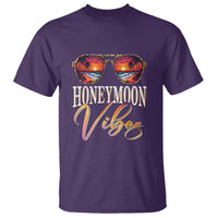 Honeymoon Vibes T Shirt Beach Trip Married Couple Matching - Wonder Print Shop