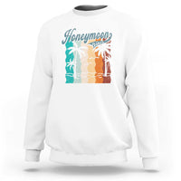 Honeymoon Vibe Sweatshirt Beach Trip Married Couple Matching - Wonder Print Shop