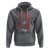 1st Wedding Anniversary Hoodie 1 Year Down Forever To Go Marriage Couple - Wonder Print Shop