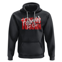 10th Wedding Anniversary Hoodie 10 Years Down Forever To Go Marriage Couple - Wonder Print Shop