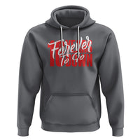 10th Wedding Anniversary Hoodie 10 Years Down Forever To Go Marriage Couple - Wonder Print Shop