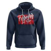 10th Wedding Anniversary Hoodie 10 Years Down Forever To Go Marriage Couple - Wonder Print Shop