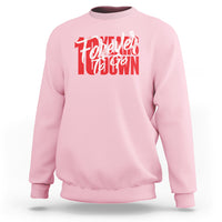 10th Wedding Anniversary Sweatshirt 10 Years Down Forever To Go Marriage Couple - Wonder Print Shop