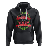 20th Wedding Anniversary Hoodie Marriaged For 20 Years Nothing Scares Me - Wonder Print Shop