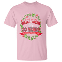 20th Wedding Anniversary T Shirt Marriaged For 20 Years Nothing Scares Me - Wonder Print Shop