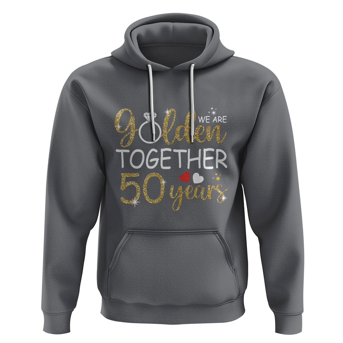 50th Wedding Anniversary Hoodie We Golden Together 50 Years - Wonder Print Shop