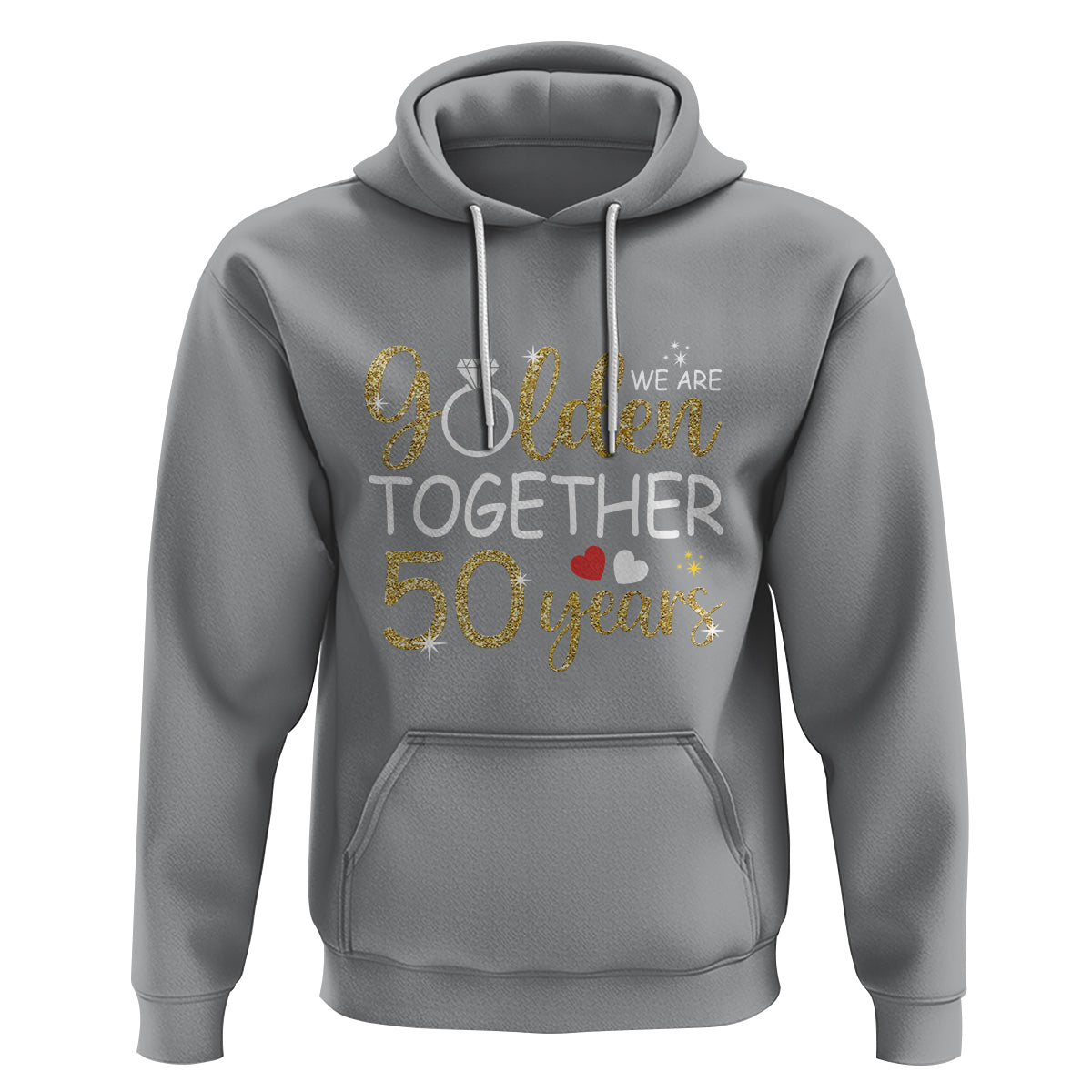 50th Wedding Anniversary Hoodie We Golden Together 50 Years - Wonder Print Shop