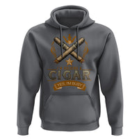 Cigar Lover Hoodie I'm Holding A Cigar Yes I'm Busy - Wonder Print Shop