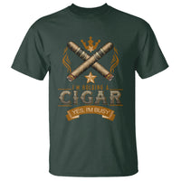 Cigar Lover T Shirt I'm Holding A Cigar Yes I'm Busy - Wonder Print Shop