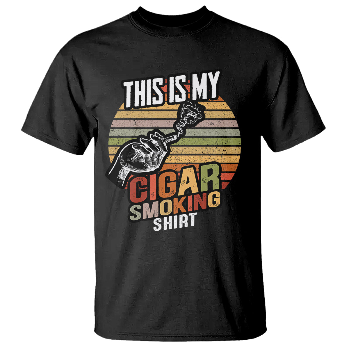 This Is My Cigar Smoking T Shirt - Wonder Print Shop