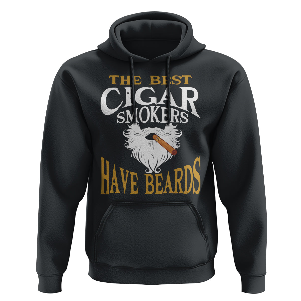 Cigar Lover Hoodie The Best Cigar Smokers Have Beards - Wonder Print Shop